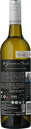Wino A Growers Touch Sauvignon Blanc - Białe, Wytrawne