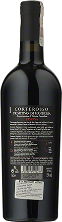Wino Conte Di Campiano Corterosso Supremo Primitivo di Manduria DOC Riserva - Czerwone, Półwytrawne