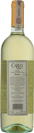Wino Pellegrino Carlo Sicilia I.G.T. Bianco - Białe, Półwytrawne
