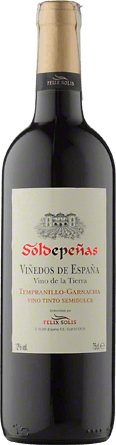 Wino Soldepenas Tinto - Czerwone, Półwytrawne