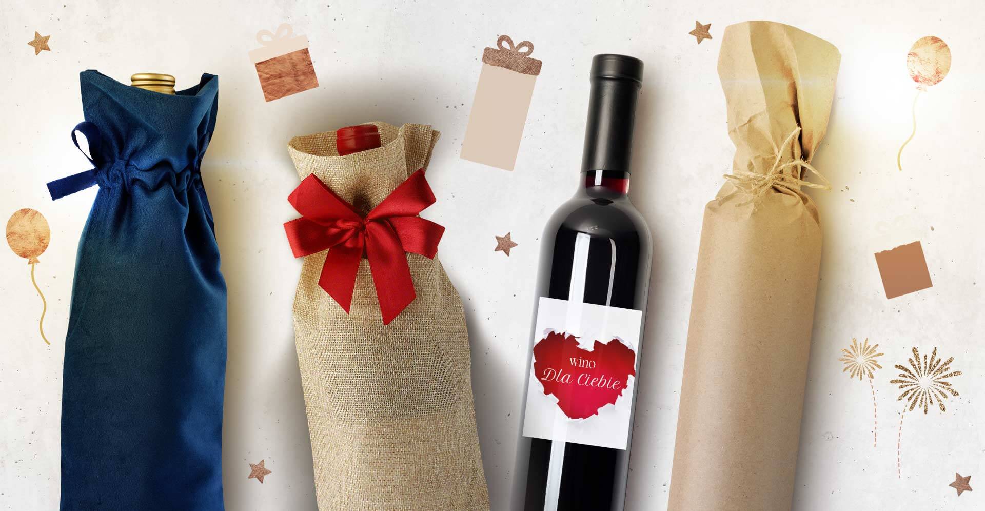 Jak ozdobić butelkę wina na prezent?