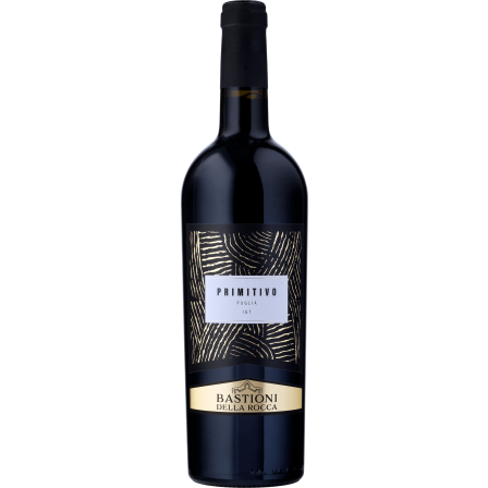 Wino Bastioni Della Rocca Primitivo IGT Puglia - czerwone, półwytrawne