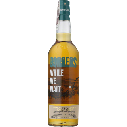 Whisky Borders While We Wait Single Grain Scotch Whisky - Inne, Wytrawne