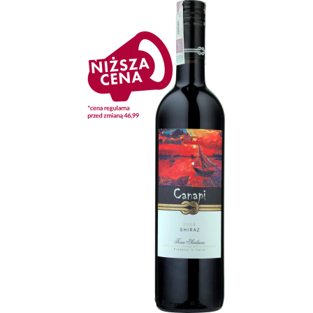 Wino Canapi Shiraz - Czerwone, Wytrawne