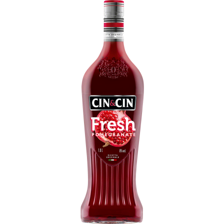 Wino Cin Cin Fresh Pomegranate 1L - Czerwone, Słodkie