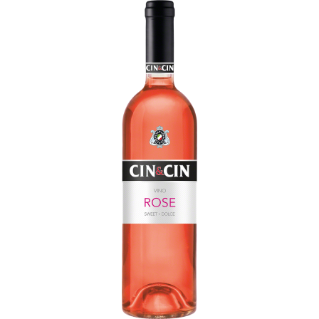 Wino Cin Cin Rose - Różowe, Słodkie