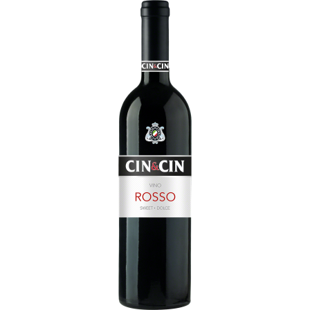Wino Cin Cin Rosso - Czerwone, Słodkie
