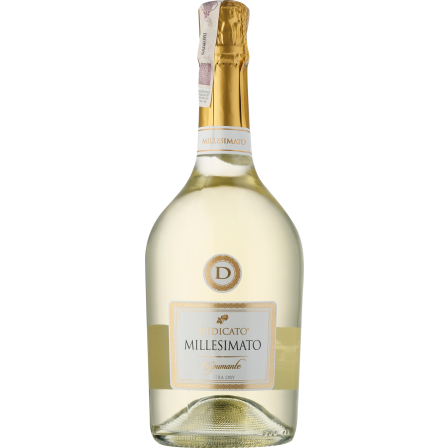 Wino Dedicato Millesimato Spumante Extry Dry - Białe, Wytrawne