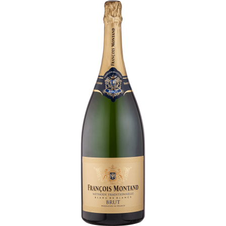 Wino Francois Montand Blanc de Blancs Brut Magnum 1,5L - białe, wytrawne