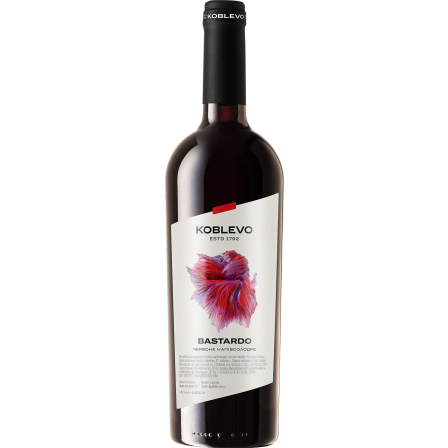 Wino Koblevo Bastardo - Czerwone, Półsłodkie