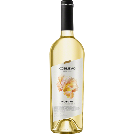 Wino Koblevo Muscat White - Białe, Półsłodkie