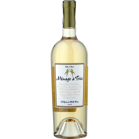 Wino Menage a Trois White 2012 - Białe, Wytrawne