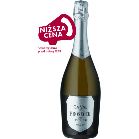Wino Prosecco Treviso Extra Dry "Scudo Argento" Ca'Val DOC - Białe, Wytrawne