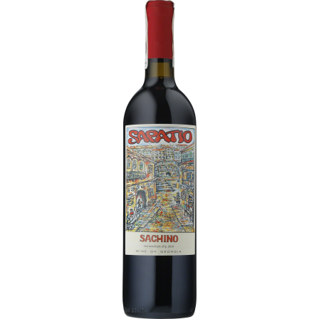 Wino Sapatio Sachino Red Semi Dry 2021 - Czerwone, Półwytrawne