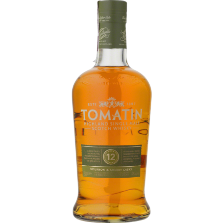 Whisky Tomatin 12YO Single Malt Scotch Whisky - Inne, Wytrawne