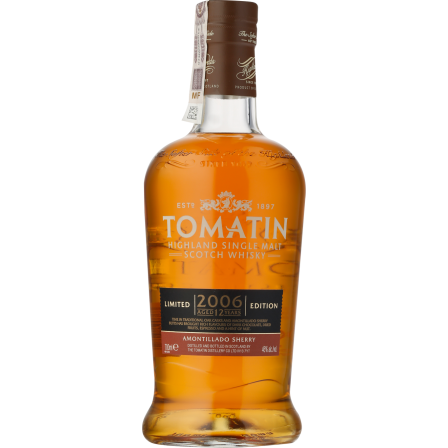 Whisky Tomatin Amontillado Sherry Cask Finish Single Malt 12YO Whisky - Inne