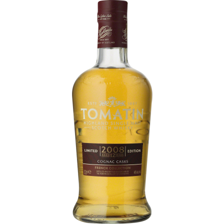 Whisky Tomatin French Collection Cognac Edition Single Malt Whisky 2008
