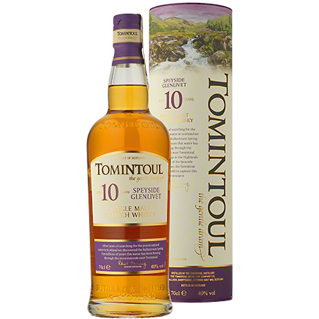 Whisky Tomintoul 10YO Single Malt - Inne, Wytrawne