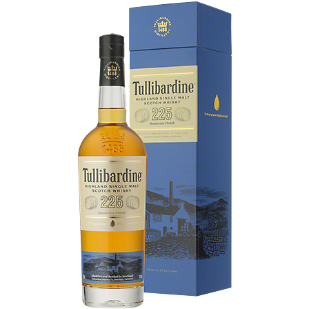 Whisky Tullibardine Single Malt Scotch Whisky 225 Sauternes Cask Finish 43% - Inne, Wytrawne