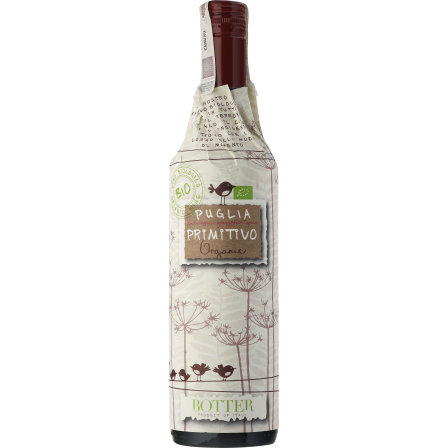 Wino Uccellini Wrap Primitivo Organic Puglia IGT - Czerwone, Wytrawne