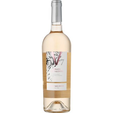 Wino Varvaglione V7 IGP Rosato del Salento - Różowe, Półwytrawne