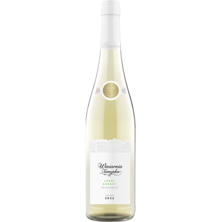 Wino Winiarnia Zamojska Lekki Agrest - Białe, Półsłodkie