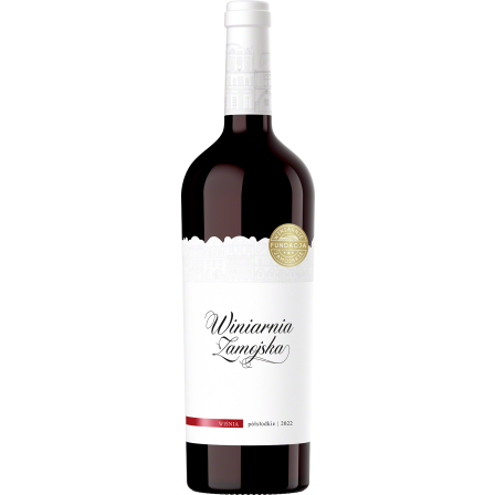 Wino Winiarnia Zamojska Wiśnia 0,75 - Czerwone, Półsłodkie