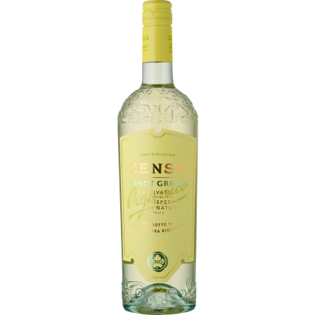 Wino Zensa Pinot Grigio Organic IGP Puglia - Białe, Wytrawne