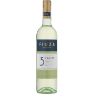 Wino Fiuza 3 Castas Semi Dry White - Białe, Półwytrawne