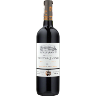 Wino Chateau de Terrefort-Quancard Bordeaux Superieur A.O.C. - Czerwone, Wytrawne