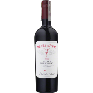 Wino Messer Del Fauno D.O.C. Salice Salentino - Czerwone, Półwytrawne