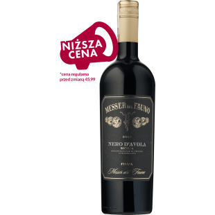 Wino Messer del Fauno Nero d'Avola DOC Sicilia - Czerwone, Półwytrawne