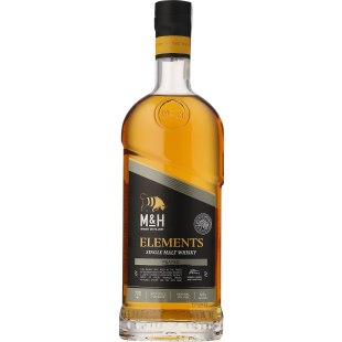 M&H Elements Peated Cask Whisky
