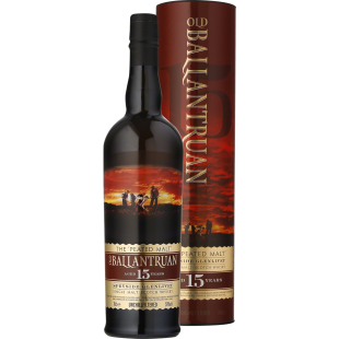 Whisky Old Ballantruan 15YO Whisky The Peated Malt - Inne, Inne