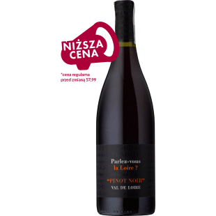 Wino Parlez-Vous La Loire Pinot Noir - Czerwone, Półwytrawne