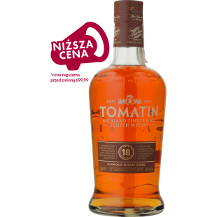Whisky Tomatin 18YO Single Malt Scotch Whisky - Inne, Wytrawne