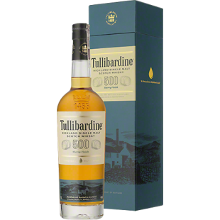 Alkohole mocne Tullibardine Single Malt Scotch Whisky 500 Sherry Cask Finish 43% - Inne, Wytrawne