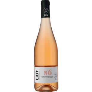 Wino UBY Rosé No6 IGP Cotes de Gascogne - Różowe, Półwytrawne