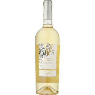 Wino Varvaglione V5 Malvasia del Salento - Białe, Półwytrawne