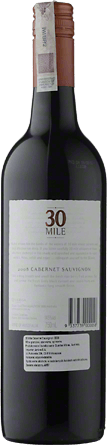 Wino 30 Mile Cabernet Sauvignon - Czerwone, Wytrawne