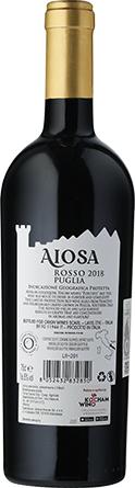 Wino Aiosa Rosso IGP Puglia - Czerwone, Półwytrawne