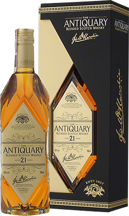 Alkohole mocne Antiquary 21YO Blended Scotch Whisky - Inne, Wytrawne