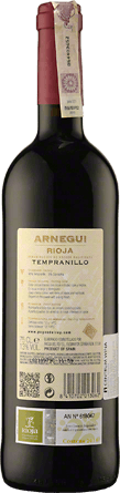 Wino Arnegui Tinto Rioja - Czerwone, Wytrawne