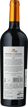 Wino Borgo dei DOC Primitivo Di Manduria - Czerwone, Półwytrawne