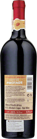 Wino Brandvlei Manor Coffee Pinotage - Czerwone, Wytrawne