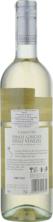 Wino Canaletto Pinot Grigio delle Venezie I.G.T. - Białe, Wytrawne