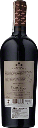 Wino Capoforte Primitivo IGT Salento - Czerwone, Półwytrawne