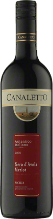 Wino Casa Girelli Canaletto Nero D'Avola Merlot Sicilia I.G.T. - Czerwone, Wytrawne