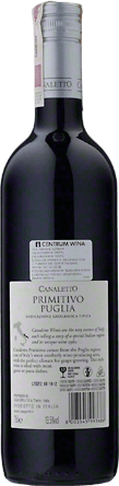 Wino Casa Girelli Canaletto Primitivo Puglia I.G.T. - Czerwone, Wytrawne
