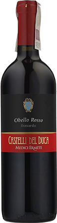 Wino Castelli Del Duca Obello Rosso Bonarda Colli Piacentini DOC - Czerwone, Półsłodkie